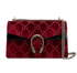 Old Small Dionysus, &pound;950, Handbags, Red, Velvet, Front view